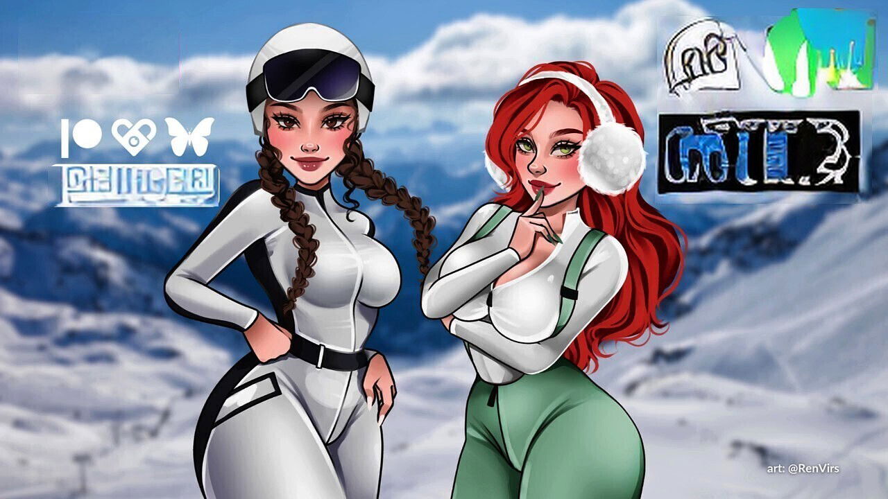 Best friends tease play with each other during sensual massage session