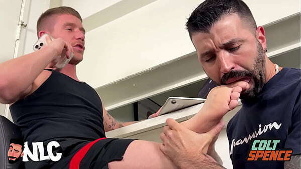 College Jock Colt Spence Finishes Homework While Getting Worshiped Nick Charms