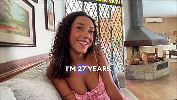 Curly Brazilian with Natural Fucks during first casting