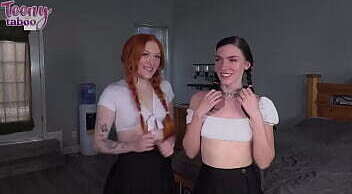 Lesbians Strawberry Fields &amp_ Celestina Blooms Fuck Seth Graduate!