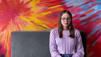 Latina College Student with Glasses Fucks Professor Pass First Year English Class