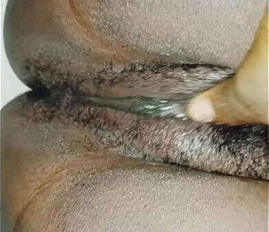 Given exciting doggy style