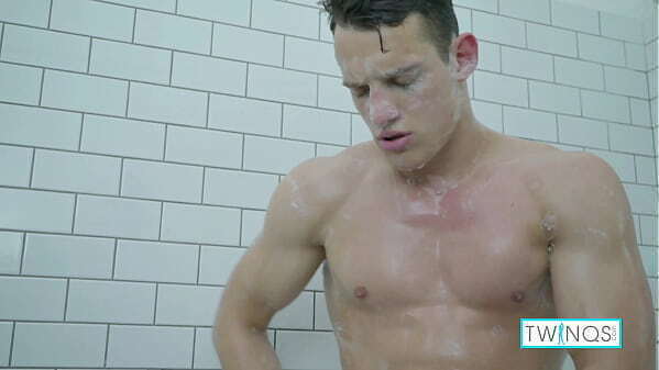 Strong Stud Luke'_s Feeling Horny Shower Bathroom!