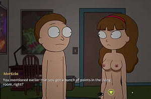 rick morty back home titfuck with morticia