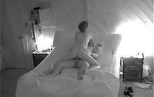 Wife caught on hidden camera fucking her neighbor