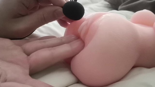 ASMR　オナホに指2本出し入れしたらHな音がダダ漏れ　女性向けオナサポ動画　J～あなたの調教師～