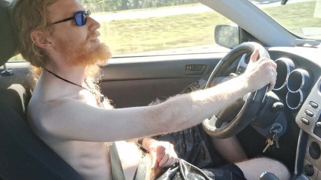 Bisexual seduced into pumping wood highway