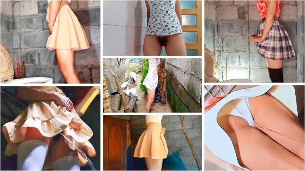 Standing Pissing Desperation oveloaded