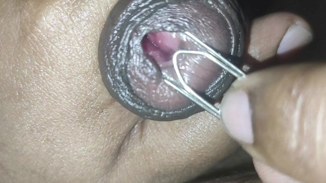 Looking inside Cock, Peehole, Cum, Fetish, Playing with Toys, Oiled, Urethra, Tied