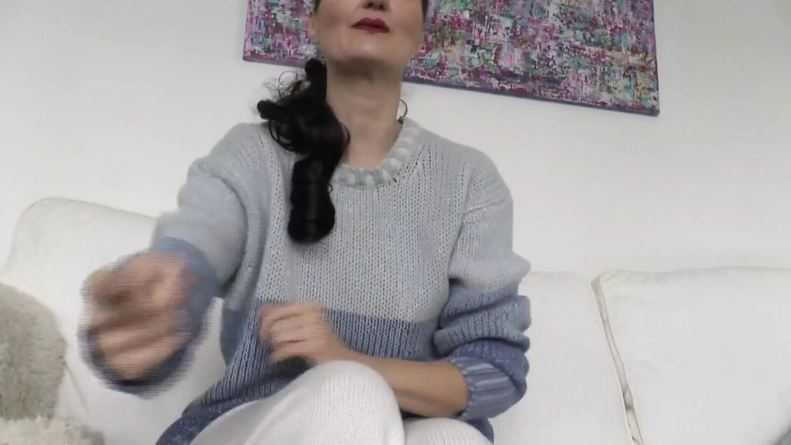 Lady Victoria Valente Sexy Fingernails, Masturbation Under Supervision,