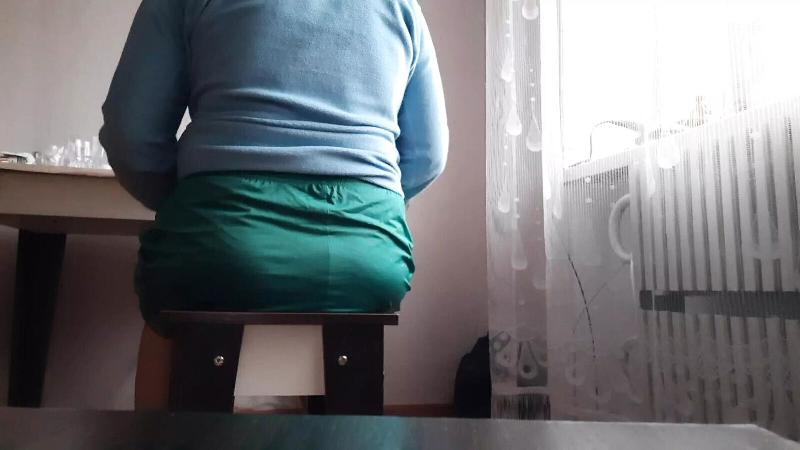 Secretary Relieves Stress Masturbating Workplace