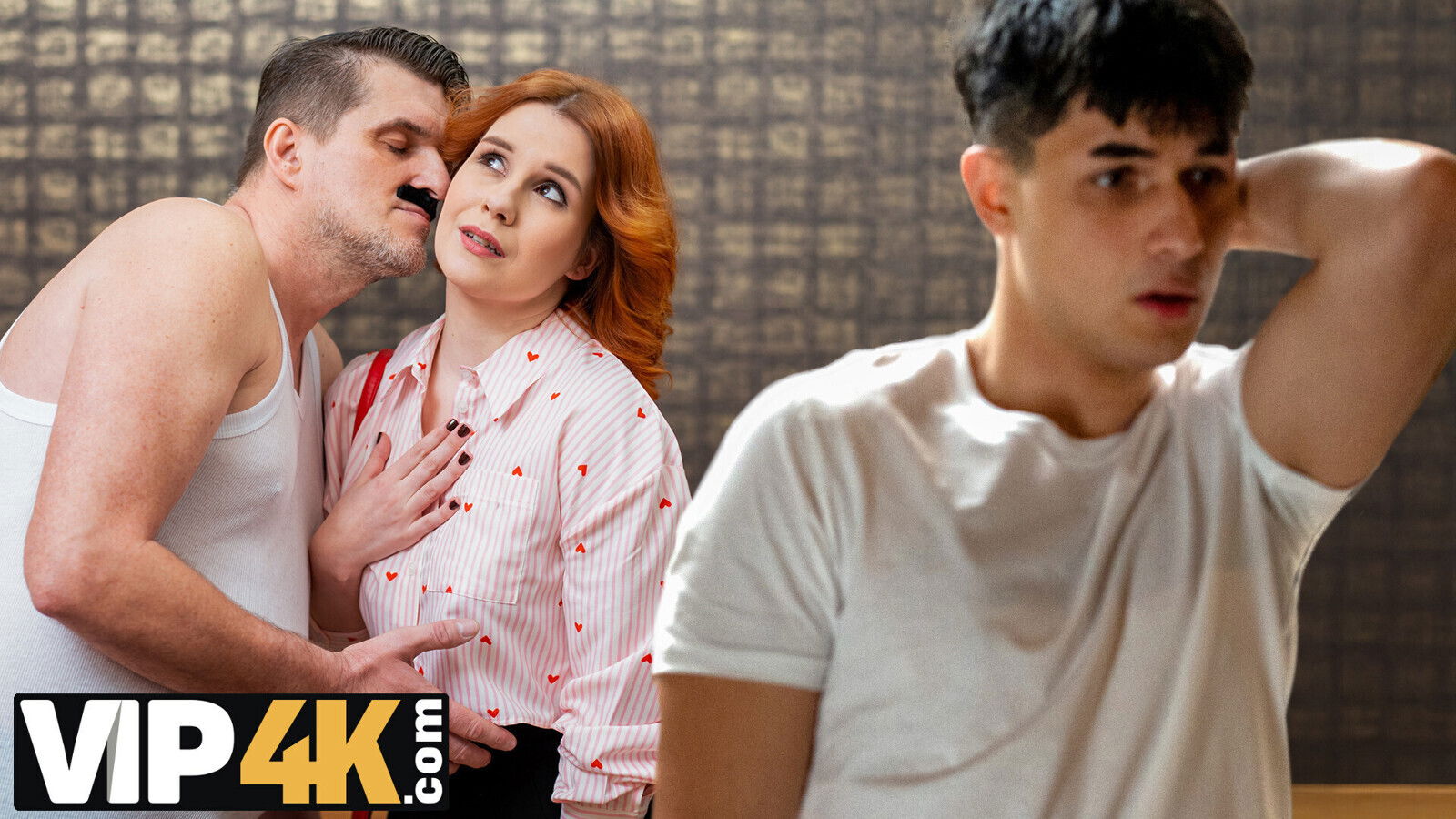 VIP4K. couldn't resist give tight pussy Moustache!