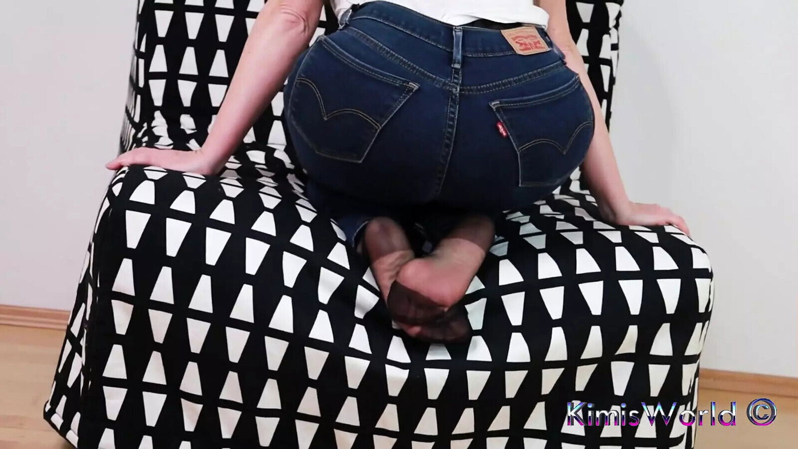 Green Running Shoes Real Nylons Shoeplay Sock Tease