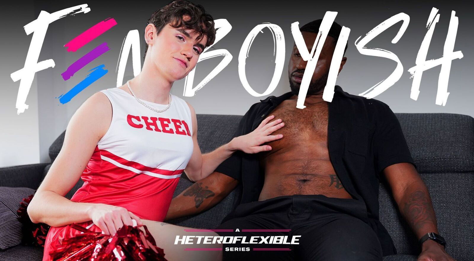 Cheerleader Femboy Takes One For The Team, Scene #01