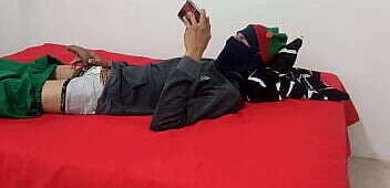 Skinny skinny stripped latina breaker