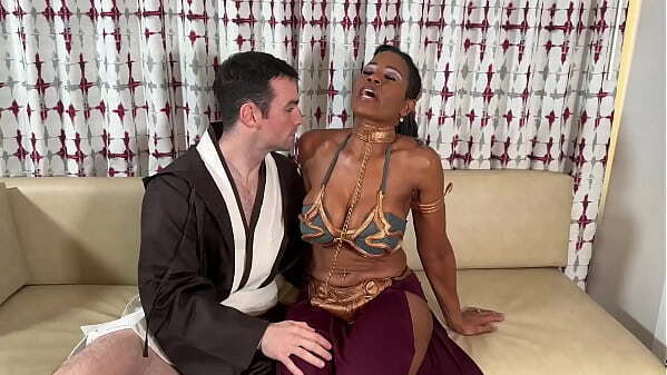 Star Wars Parody Ebony Princess Leia Jedi Knight