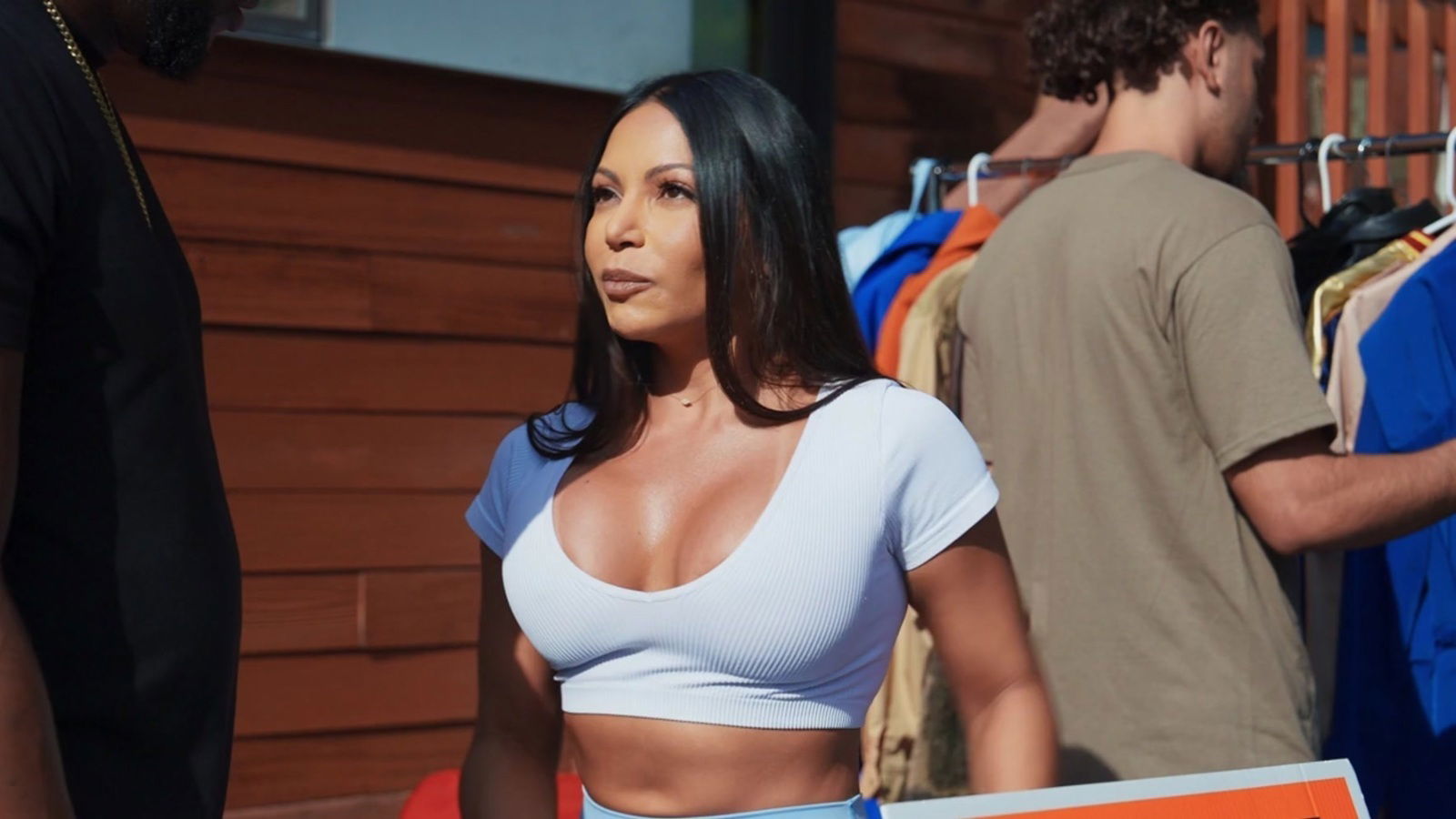 Tanned hussy Brandy Salazar gets pounded outdoors