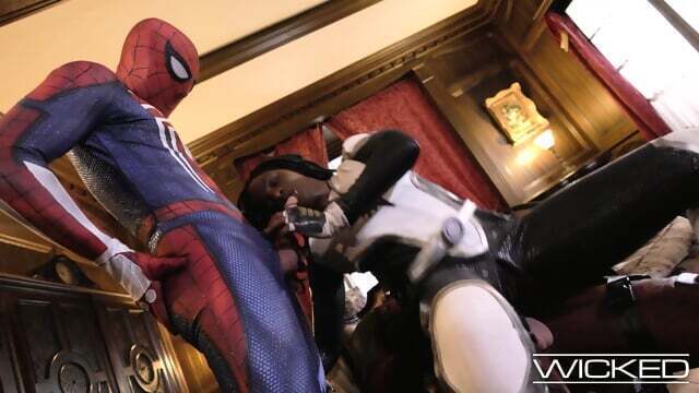 Wicked SPIDEYPOOL RETURNS With Deadpool Spiderman FUCKING Monica Rambeau Hard