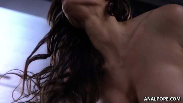 EVIL ANGEL Kitana Lure Finds Angelika Grays Liya Silver Having Lesbian Shower