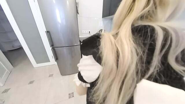 Cute White Maid, Lina Shisuta, Gets Blacked First Time