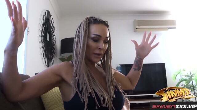 STEPMOM CAUGHT JERKIN OFF- AUBREY BLACK