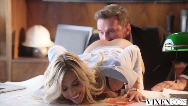 VIXEN Seductive Allie Passionate Affair With Boss