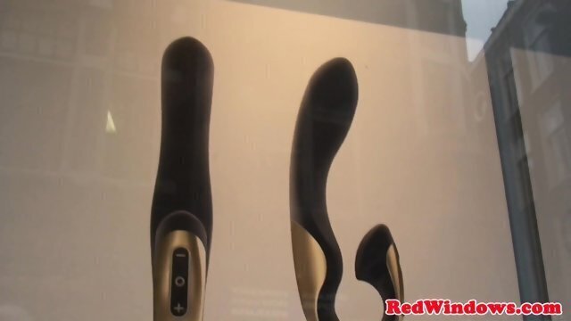 Redlight ebony bent over drilled