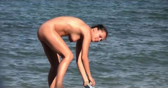 Sexy Nudist Babes Tanning Naked Beach