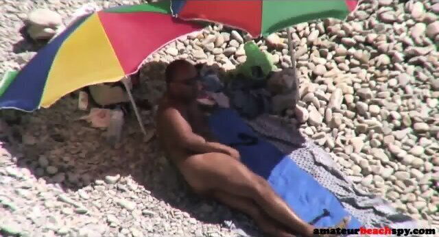 Cuckold wife shared hubby voyeur beach