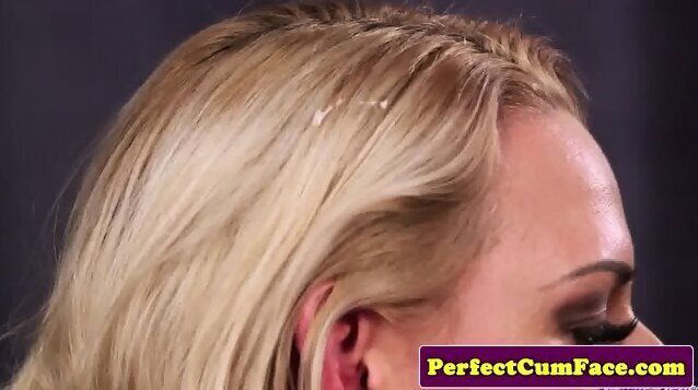 Bigtitted jizz tugs facial cumshot