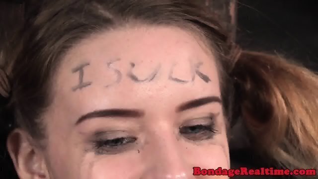 Femdom climaxes over submissives face