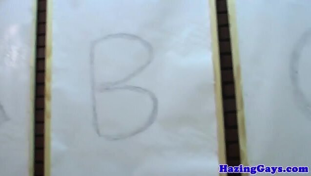 Straight student humiliated initiation