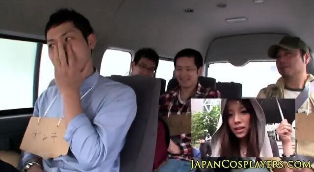 Busty Kyoko Maki cockriding group