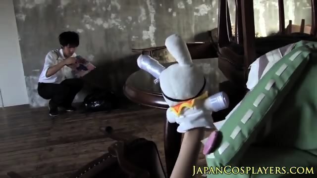 Teen Cosplay Cocksucking With Teen Yoshino