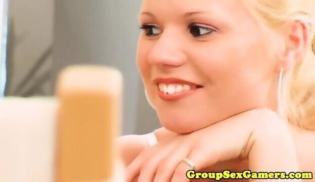 Stockings Threeway With Amateur Cummed