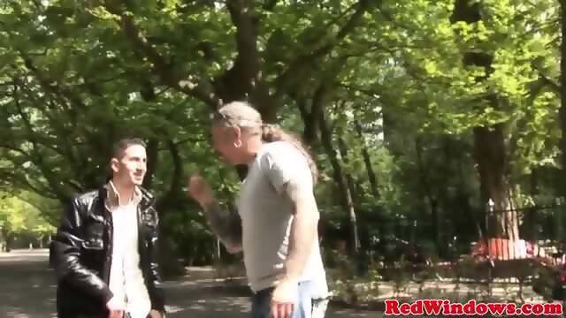 Mature Dutch Hooker Gets Cumshot