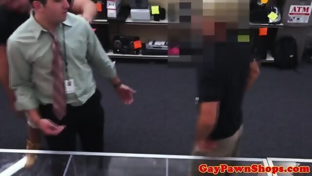 Bear Pawnbrokers Facialize Straight Thief