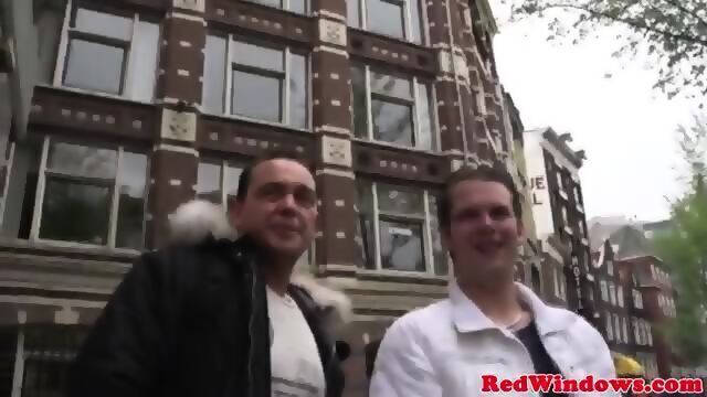 Busty Dutch Hooker Happy With Client