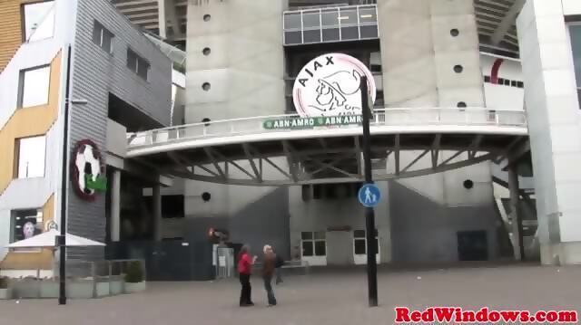 Skanky Redlight Hooker Swallows Some