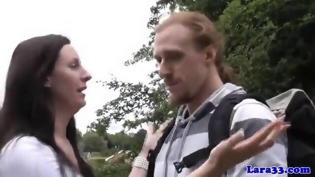 Glam Rich Brit Lady Pulls Fuck