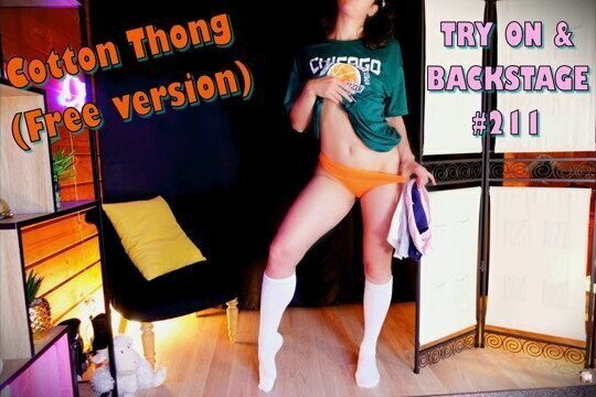 Cotton Thong BACKSTAGE #211 (free version)