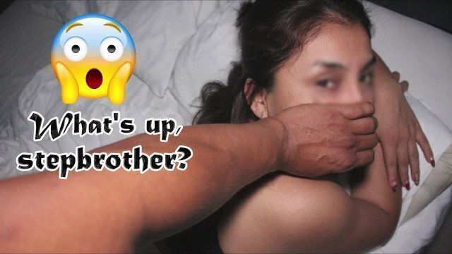 don't scream!! stepbrother sneaks into room...