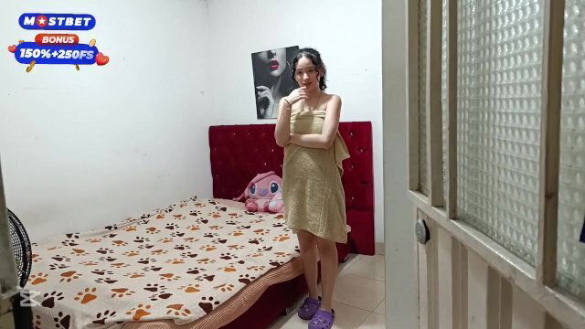 sexy roommate masturbating calm heat.