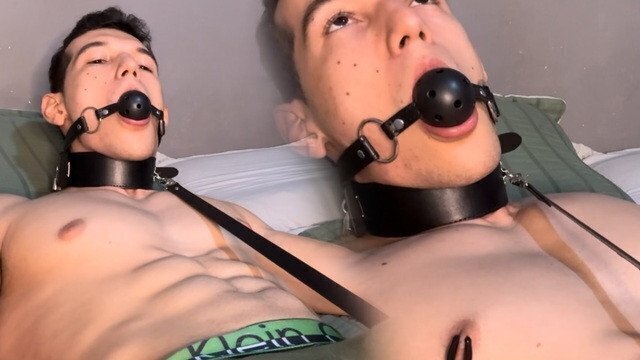 Bondage surprises plays with nipples