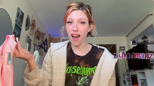 Caught step with panties