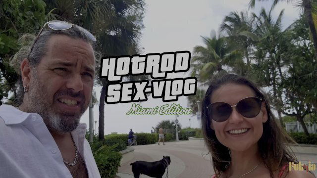 Fucking, Cool Cars, and Cops! Miami South Beach - Hotrod Sex Vlog