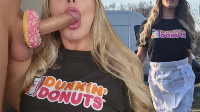 First Date With Donuts Employee Ends With Glazed Pussy