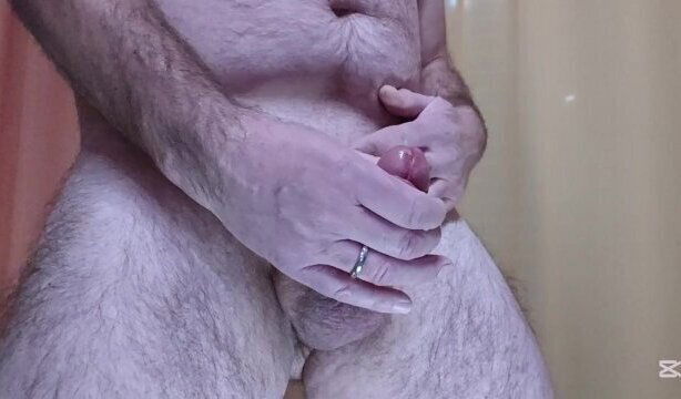 Cicci77 continues sperm collection masturbating Pedro cumming