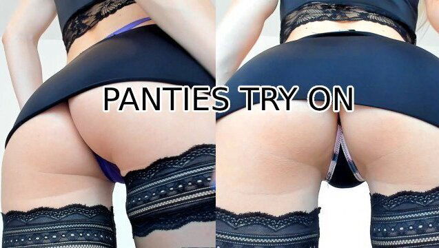 Transparent Panties Haul (Upskirt View)