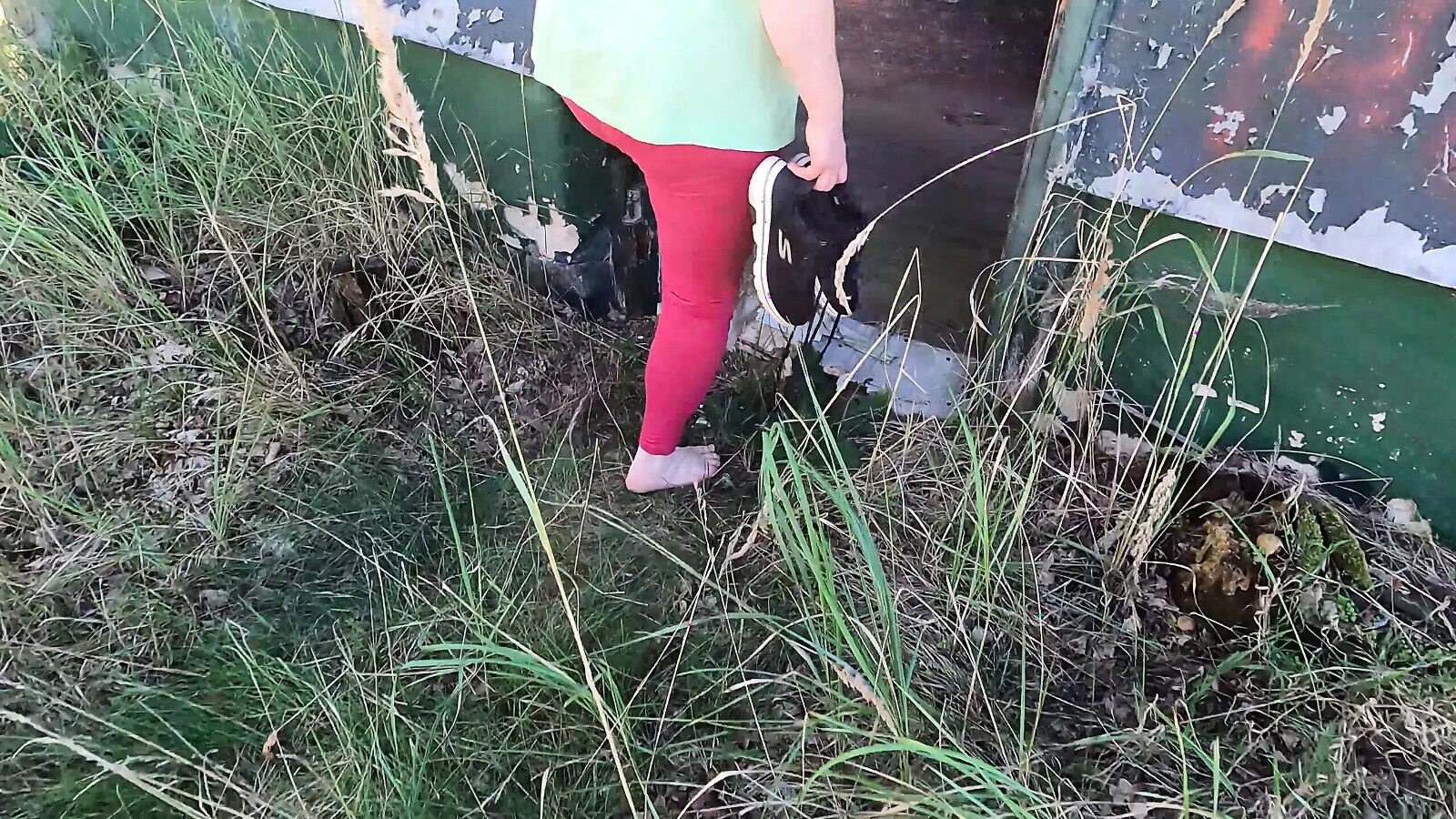 naked porch pussy pounding